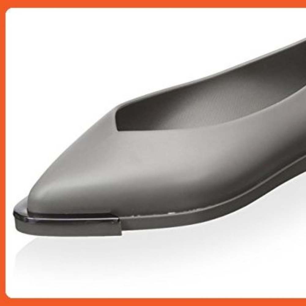 Melissa Spice Pointed Grey Flat Shoes